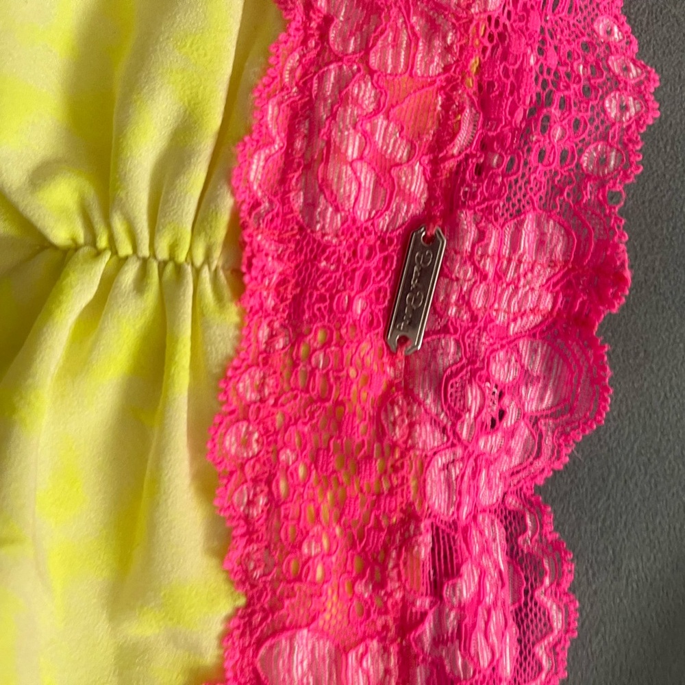 Beach Bunny Neon Yellow and Pink Lace Bikini Set BRAND NEW WITH TAGS - Picture 8 of 10